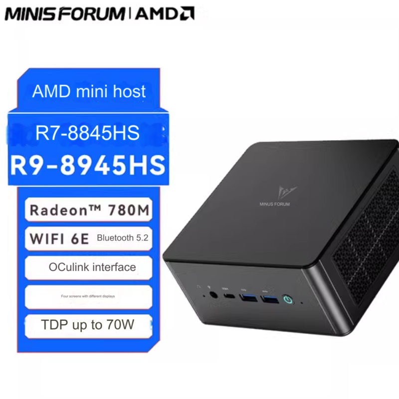 Oculink + USB4 Minisforum UM890 PRO | UM880 PRO Máy tính mini PC chơi game Gọn nhẹ Mạnh mẽ Hàng Đầu